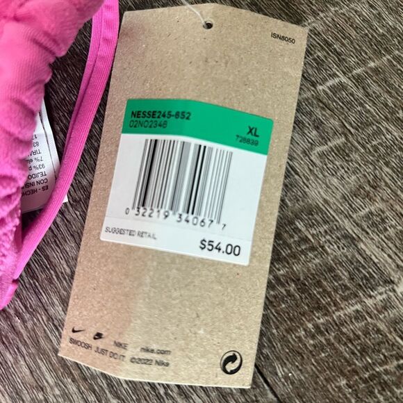 Nike Women Retro Flow Tie String Bikini Top-Size XL - Picture 4 of 8